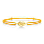 Kiss bracelet en or jaune 18 carats