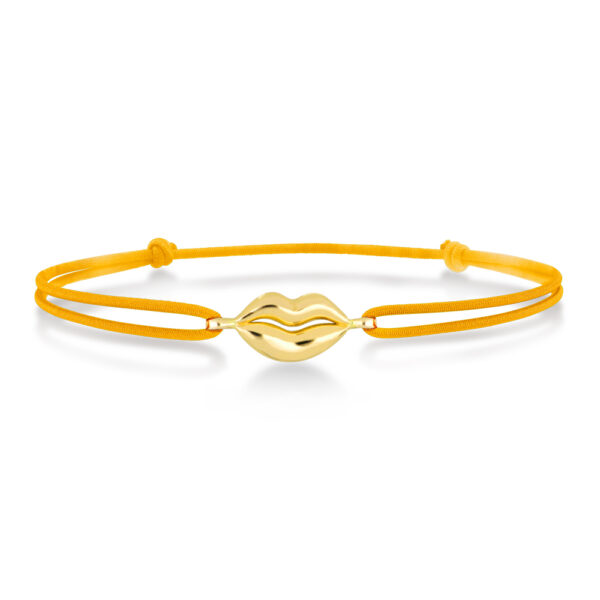 Kiss bracelet en or jaune 18 carats